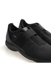 Geox Sneakersy Nebula | U02D7C01185 | Mężczyzna | Czarny. Nosek buta: okrągły. Zapięcie: bez zapięcia. Kolor: czarny. Materiał: tkanina, skóra #4