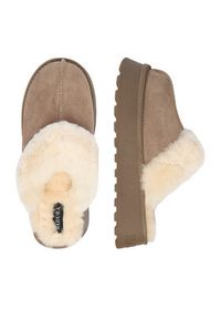 Badura Kapcie EO-EDI-TS6292 Szary. Kolor: szary. Materiał: zamsz, skóra #3