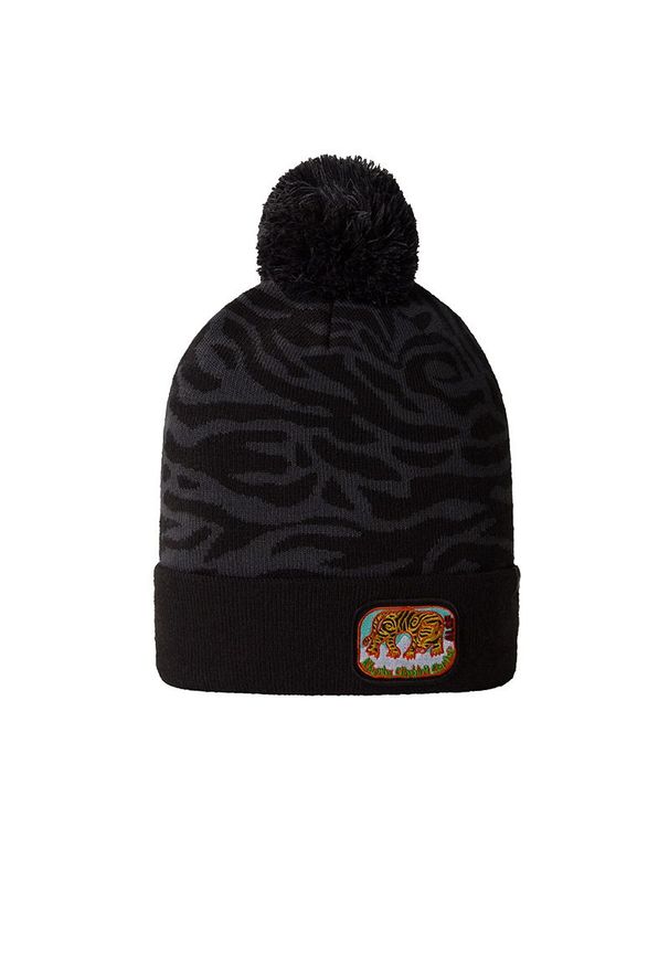 Czapka The North Face Ski Tuke Beanie 0A4SIE9OM1 - czarna. Kolor: czarny. Materiał: dzianina, akryl, nylon, elastan. Styl: klasyczny, retro