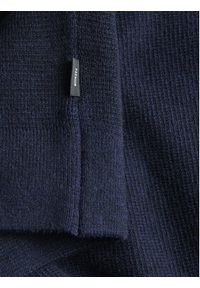 Jack & Jones - Jack&Jones Sweter Milano 12259664 Granatowy Relaxed Fit. Kolor: niebieski. Materiał: bawełna #5