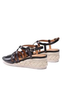 Geox Espadryle D Ischia Corda D35HHA 00043 C9999 Czarny. Kolor: czarny. Materiał: skóra #2