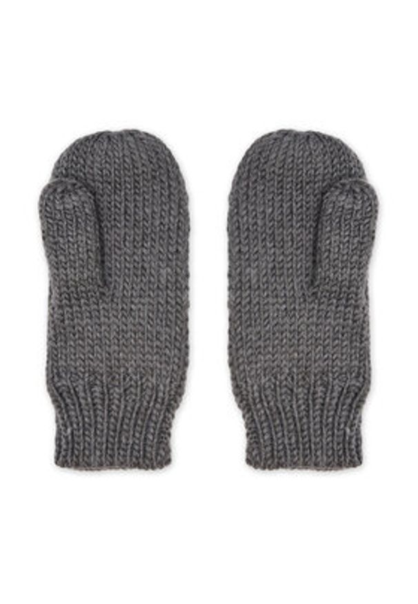 Eisbar - Eisbär Rękawiczki Damskie Afra Mittens 80135 Szary. Kolor: szary. Materiał: wełna, materiał