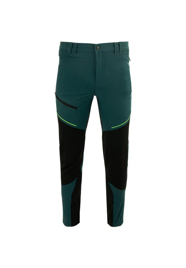 MEN'S REPUBLIC - Spodnie męskie Athl DPT Angoon ciemnozielone rozmiar 50. Kolor: zielony, czarny, wielokolorowy. Sezon: lato. Sport: outdoor, turystyka piesza