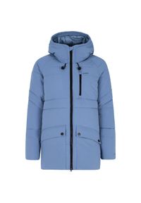 Kurtka puchowa damska Protest Magi. Kolor: niebieski. Materiał: puch. Sezon: zima. Sport: turystyka piesza #1
