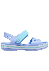 Sandały Crocs Crocband Sandal 12856-5Q6 - fioletowe. Kolor: fioletowy. Materiał: materiał. Styl: sportowy #1