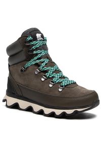 sorel - Sorel Trapery Kinetic™ Conquest NL3768 Zielony. Kolor: zielony. Materiał: skóra, zamsz