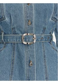 Morgan Sukienka jeansowa 251-RICOLI Szary Regular Fit. Kolor: szary. Materiał: bawełna #2