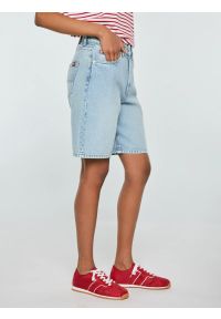 Big-Star - Szorty damskie jeansowe niebieskie Selene 101. Stan: podwyższony. Kolor: niebieski. Materiał: jeans. Długość: krótkie. Sezon: lato. Styl: vintage, retro, elegancki #2