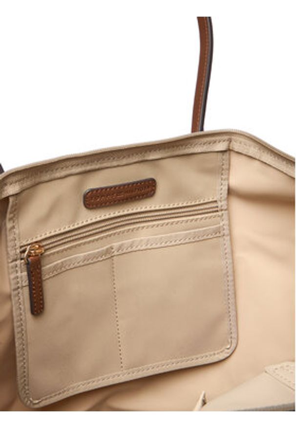 TOMMY HILFIGER - Tommy Hilfiger Torebka Popette Tote AW0AW17711 Brązowy. Kolor: brązowy