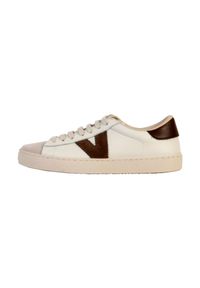 Buty VICTORIA 1126142 Biały. Kolor: brązowy. Materiał: skóra, tkanina #1