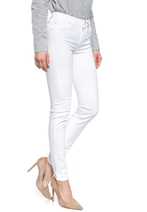 Lee - SPODNIE DAMSKIE LEE SCARLETT OFF WHITE L526KWEW 112111713
