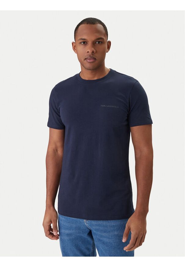 Karl Lagerfeld - KARL LAGERFELD Komplet t-shirtów A1M47097 Kolorowy Regular Fit. Typ kołnierza: dekolt w karo. Materiał: bawełna. Wzór: kolorowy