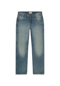 Wrangler - WRANGLER MĘSKIE SPODNIE JEANSOWE GREENSBORO SAGE WASH 112357417