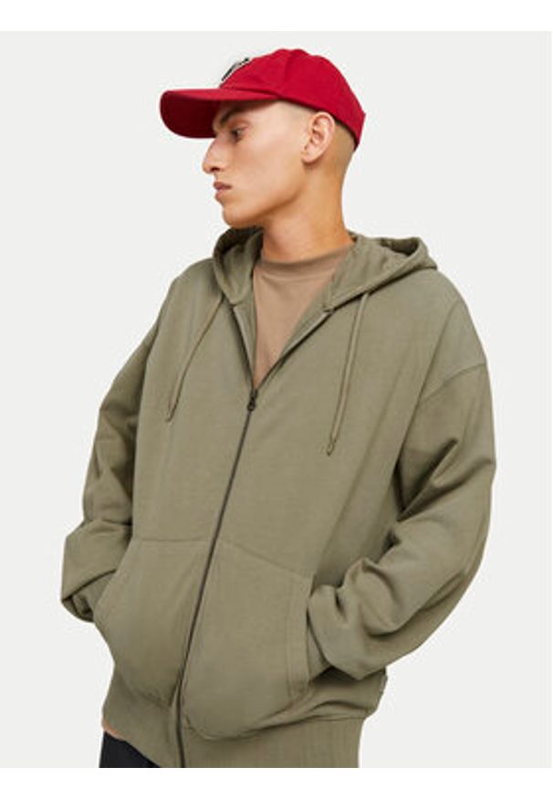 Jack & Jones Bluza Charge 12270279 Szary Loose Fit. Kolor: szary. Materiał: bawełna