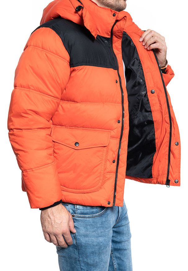 Lee - MĘSKA KURTKA ZIMOWA LEE PUFFER JACKET POINCIANA L86NSZOL 112122746. Sezon: zima