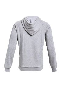 Under Armour - Męska Bluza Z Kapturem Rival Fleece Full Zip. Typ kołnierza: kaptur. Kolor: szary