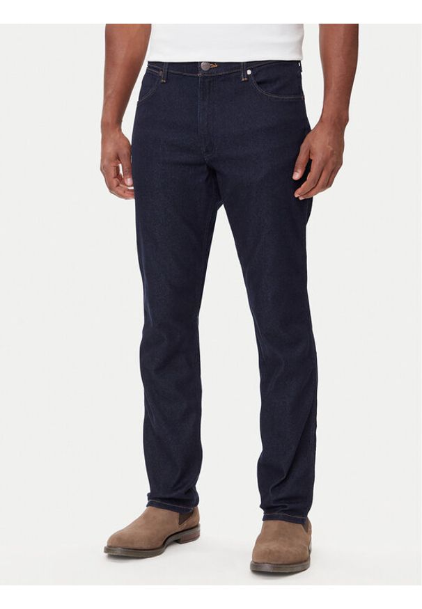 Wrangler Jeansy Greensboro 112362557 Granatowy Straight Leg. Kolor: niebieski