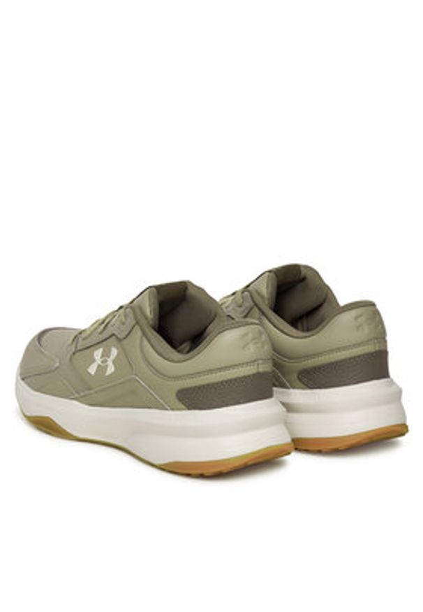 Under Armour Sneakersy UA Edge Leather 3028375 Czarny. Kolor: czarny. Materiał: materiał