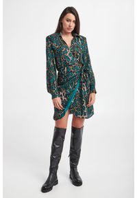 Pinko - Sukienka w panterkę Alix PINKO. Wzór: motyw zwierzęcy #4