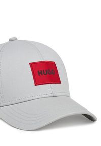 Hugo - HUGO Czapka z daszkiem Men-X 581-RL 50492745 Szary. Kolor: szary. Materiał: materiał, bawełna