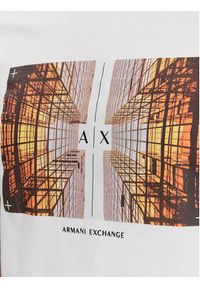 Armani Exchange T-Shirt 3DZTHV ZJBYZ 1116 Biały Regular Fit. Kolor: biały. Materiał: bawełna #5
