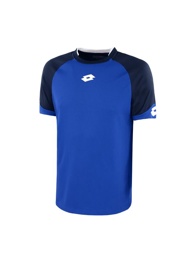 Koszulka piłkarska dla dzieci LOTTO JR DELTA PLUS. Kolor: niebieski. Sport: piłka nożna