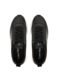 Calvin Klein Sneakersy Retro Runner Sock Panl Lth Neo HW0HW03118 Czarny. Kolor: czarny. Materiał: skóra #2
