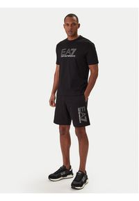 EA7 Emporio Armani Szorty sportowe 7M001315 AF13512 Czarny Regular Fit. Kolor: czarny. Materiał: bawełna. Styl: sportowy #4