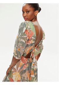 TwinSet - TWINSET Sukienka letnia 241TT2451 Kolorowy Regular Fit. Materiał: bawełna. Wzór: kolorowy. Sezon: lato