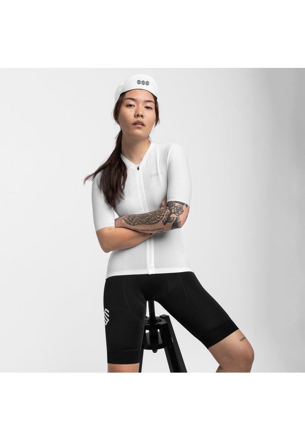 Ultralekka koszulka kolarska damska SIROKO SRX PRO Airy. Kolor: biały. Materiał: nylon. Sport: kolarstwo