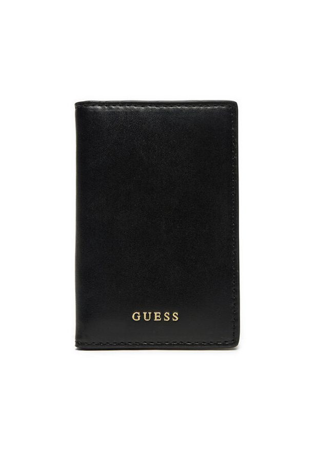 Guess Mały Portfel Damski Not Coordinated Wallets RW1654 P4301 Czarny. Kolor: czarny. Materiał: skóra