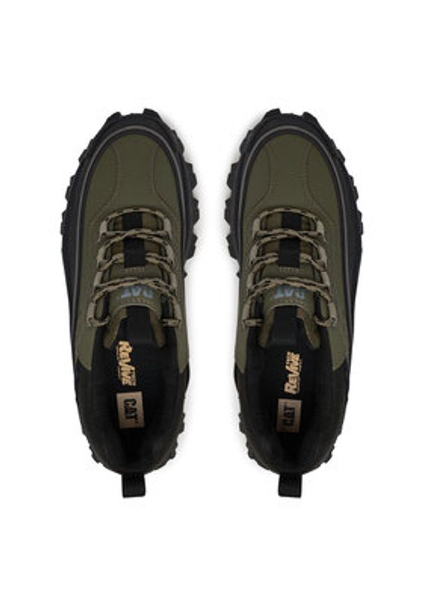 CATerpillar Sneakersy Intruder Galosh 2.0 Low WP P111620 Zielony. Kolor: zielony. Materiał: skóra