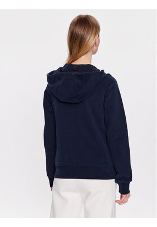 Helly Hansen Bluza Logo 33994 Granatowy Regular Fit. Kolor: niebieski. Materiał: bawełna