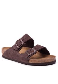 Klapki Birkenstock. Kolor: brązowy