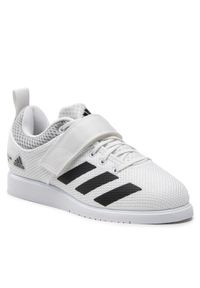 Adidas - adidas Buty Powerlift 5 GY8919 Biały. Kolor: biały. Materiał: materiał