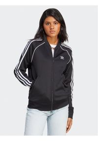 Adidas - adidas Bluza Adicolor Classics SST Track Top IB5912 Czarny Regular Fit. Kolor: czarny. Materiał: bawełna