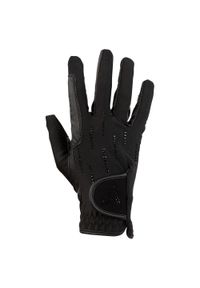 Rękawice jeździeckie techniczne damskie ANKY Luminous. Kolor: czarny. Sport: jeździectwo #1