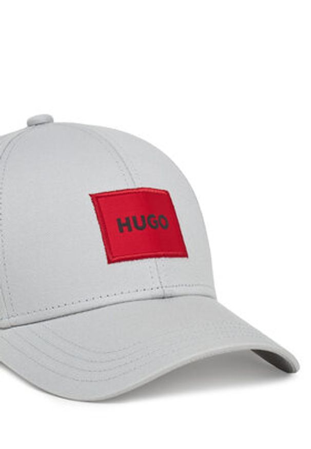 Hugo - HUGO Czapka z daszkiem Men-X 581-RL 50492745 Szary. Kolor: szary. Materiał: bawełna, materiał