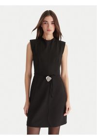 Hugo - HUGO Sukienka koktajlowa Kelendi 50547655 Czarny Slim Fit. Kolor: czarny. Materiał: syntetyk, wiskoza. Styl: wizytowy #1