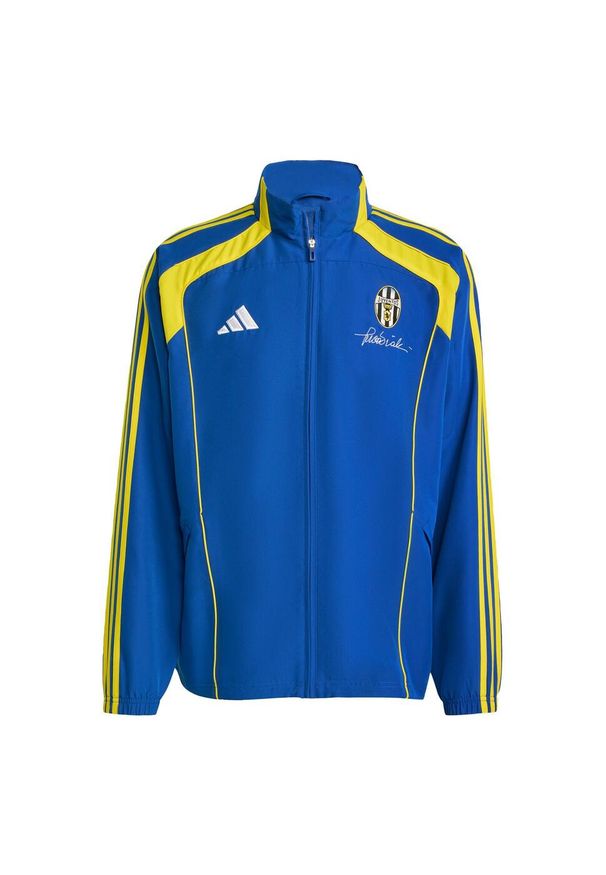 Adidas - Bluza dresowa Juventus Vialli Pack. Kolor: niebieski. Materiał: dresówka. Sport: piłka nożna