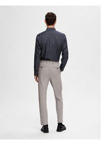 Selected Homme Spodnie garniturowe 16092485 Szary Slim Fit. Kolor: szary. Materiał: syntetyk #2