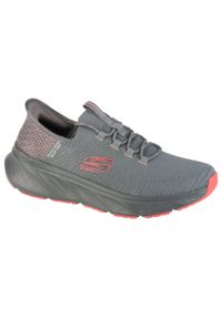 skechers - Buty sportowe Sneakersy męskie, Slip-Ins: Edgeride - Raygo. Kolor: szary. Sport: turystyka piesza