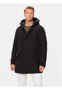 Woolrich Kurtka puchowa CFWOOU0487MRUT0001 Czarny Regular Fit. Kolor: czarny. Materiał: bawełna #1