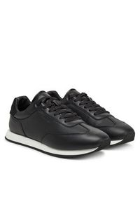 Calvin Klein Sneakersy Low Top Lace Up Tmbl Lth HM0HM01804 Czarny. Kolor: czarny. Materiał: skóra