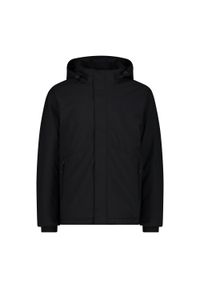 Kurtka męska turystyczna CMP 34K0197. Typ kołnierza: kaptur. Kolor: czarny. Materiał: softshell #1