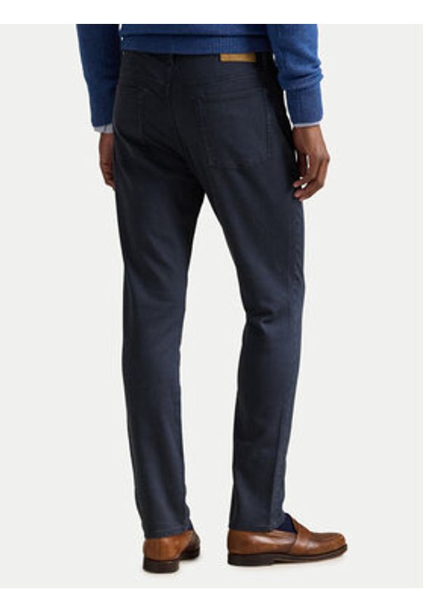 Polo Ralph Lauren Chinosy 710812262005 Granatowy Slim Fit. Kolor: niebieski. Materiał: bawełna
