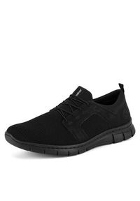 Rieker Sneakersy B7796-01 Czarny. Kolor: czarny. Materiał: materiał #6