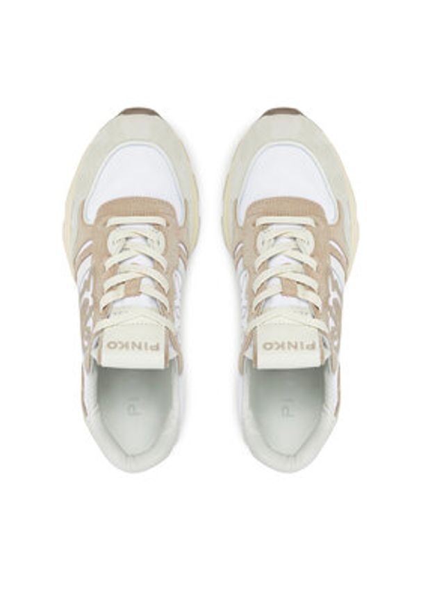Pinko - PINKO Sneakersy Zoe 01 SS0087P076 Beżowy. Kolor: beżowy. Materiał: zamsz, skóra