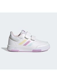 Adidas - Buty do biegania dla dzieci adidas Tensaur Sport 2.0. Kolor: różowy, fioletowy, niebieski, wielokolorowy, biały. Materiał: materiał. Sport: turystyka piesza