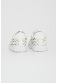 Sneakersy damskie skórzane CESARE CASADEI. Materiał: skóra #4